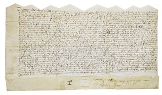 Item #313960 Manuscript indenture of John and Thomas Dixon to Miss Young. Manuscript