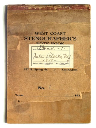 Manuscript journal and typescript of trip to Alaska