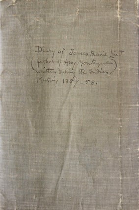 Item #314573 Original manuscript diary documenting the service of a British officer during the...