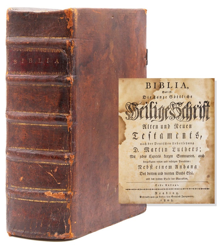 Biblia, das ist: die Ganze Göttliche Heilige Schrift Alten und Neuen Testaments, nach der Deutschen Uebersetzung D. Martin Luthers …