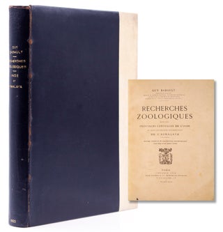 Item #314715 Recherches Zoologiques dans les Provinces Centrales de l'Inde et dans les...