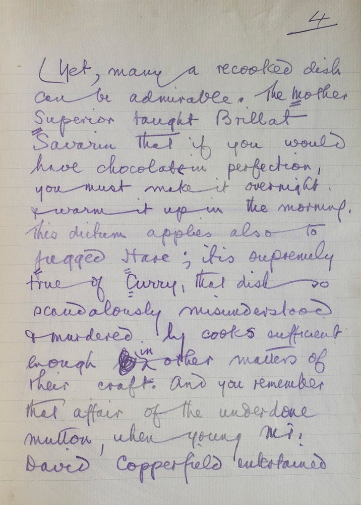Autograph Manuscript, signed (“Arthur Machen”), of the “Prospectus” Introduction to his collection of essays, Notes and Queries