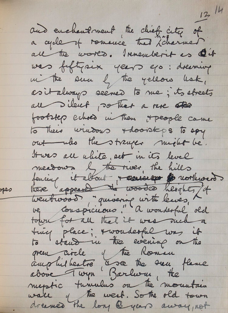 Autograph Explain Essay Autograph Manuscript, signed “Arthur Machen” , of the “Prospectus ...