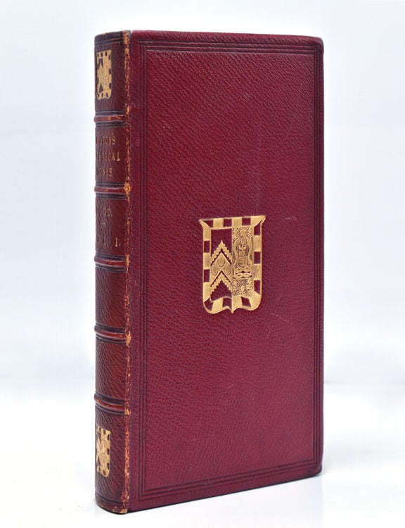 Item #314840 The Poetical Works of John Milton,with Notes of Various Authors; and with Some Account of the Life and Writings of Milton, Derived Principally from Original Documents in Her Majesty's State Paper Office. by the late Henry John Todd, M.A... in Four Volumes. John Milton.