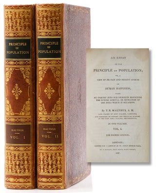 Item #314917 An Essay on the Principle of Population; or, a view of its past and present effects...