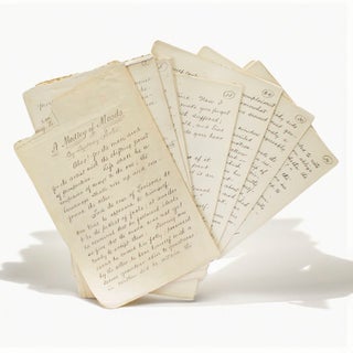 Item #315113 A Medley of Moods. Author’s Autograph Manuscript, signed on the first leaf: “By...
