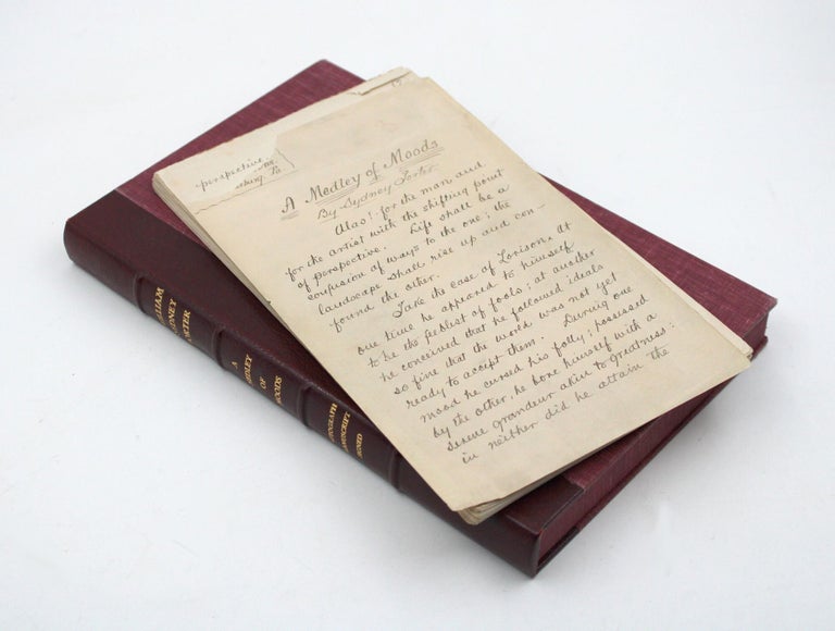 A Medley of Moods. Author’s Autograph Manuscript, signed on the first leaf: “By Sydney Porter”