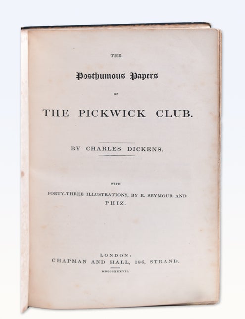 The Posthumous Papers of the Pickwick Club