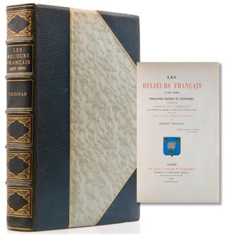 Item #315173 Les Relieurs Francais (1500-1800). Biographie Critique et Anecdotique Précédée de...