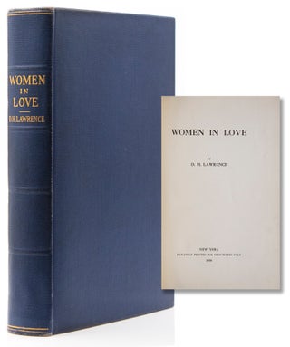 Item #315460 Women in Love. D. H. Lawrence
