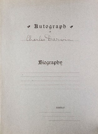 Autograph letter signed ("Ch. Darwin"), to Charles Layton, Appleton's London agent, about a second American edition of On the Origin of Species