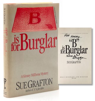 Item #315503 "B" is for Burglar. Signed, Sue Grafton