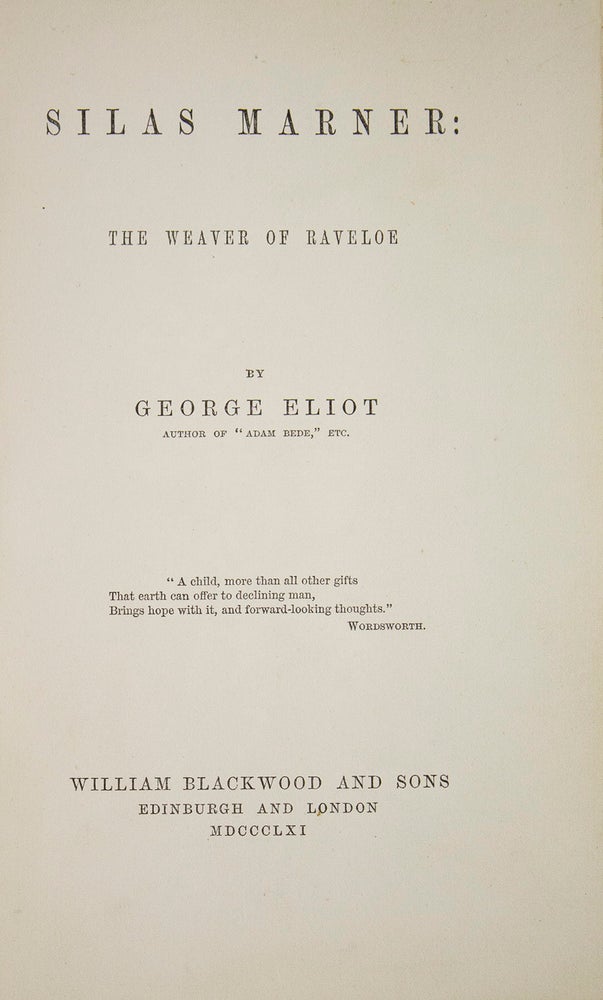 Collection of first editions of her major works, uniformly bound