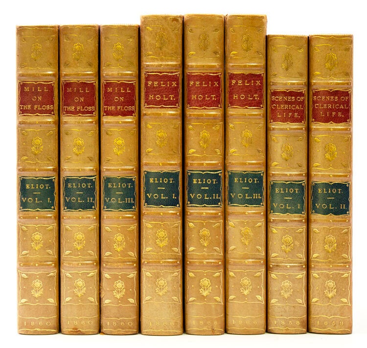 Collection of first editions of her major works, uniformly bound