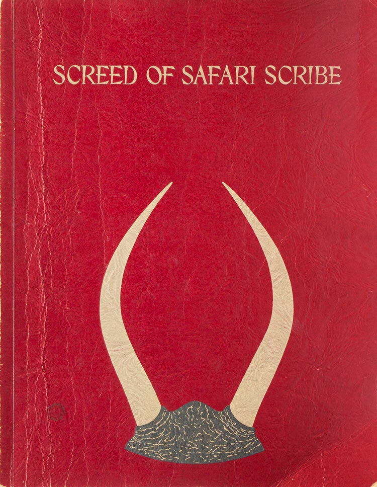 Screed of Safari Scribe