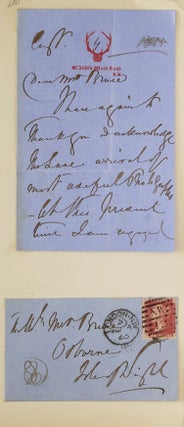 Item #315617 Autograph letter signed ("E Landseer"), to Mrs. Bruce, regarding Lion No 2. Sir...