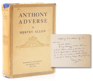 Item #315784 Anthony Adverse. Hervey Allen