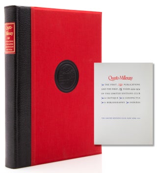 Item #315864 Quarto-Millenary. The First 250 Publications and the First 25 Years 1929-1954 of the...