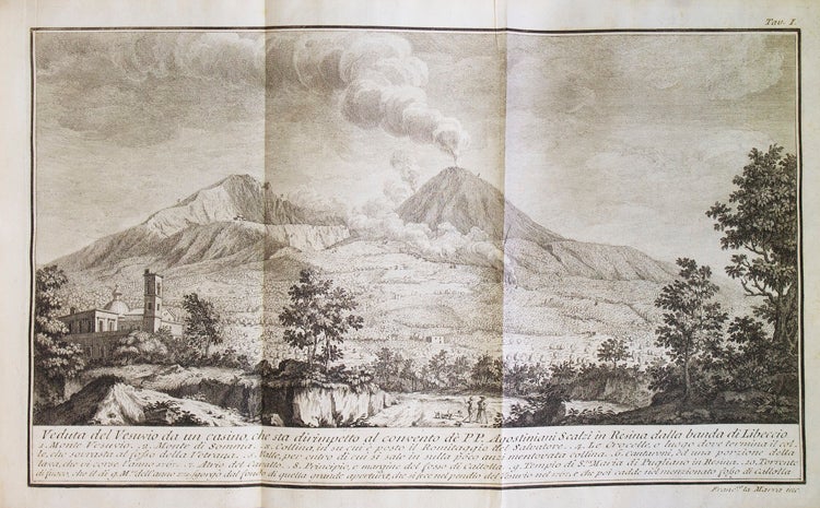 Istoria di vari incendi del Monte Vesuvio cui s'aggiugne una breve relazione di un fulmine, che cadde quì in Napoli nel mese di giugno dell' anno MDCCLXXIV