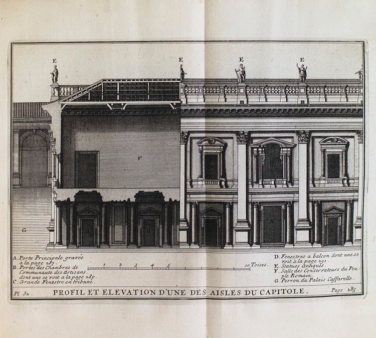 Cours d’Architecture qui comprend les ordres de Vignole, Avec des Commentaires, les Fgures & Descriptions de ses plus beaux Bâtimens, & de ceux de MICHEL-ANGE…& tout ce qui regarde L’Art de Bâtir…