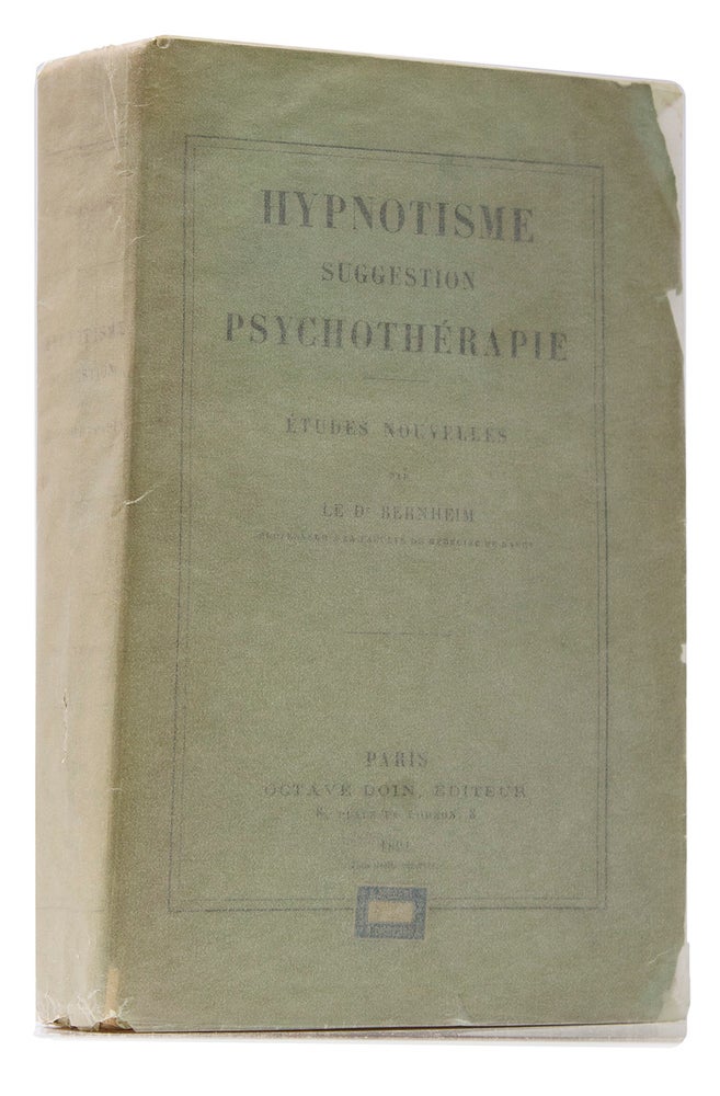 Hypnotisme suggestion psychotérapie. Etudes nouvelles