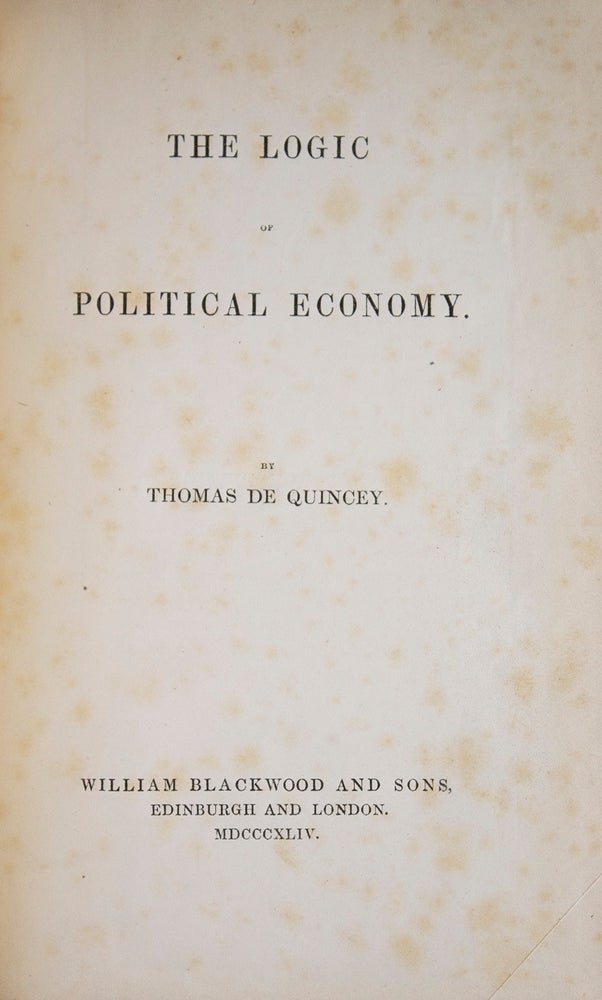 The Logic of Political Economy