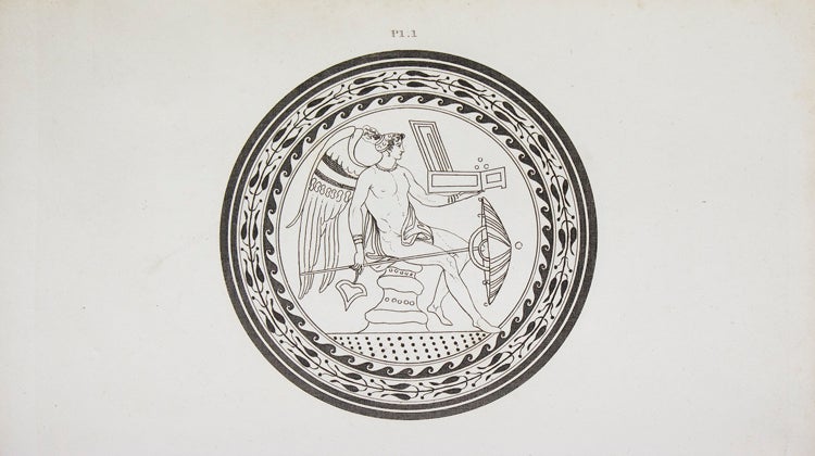 Outlines from the Figures and Compositions Upon the Greek, Roman, and Etruscan Vases of the Late Sir Hamilton; with Engraved Borders