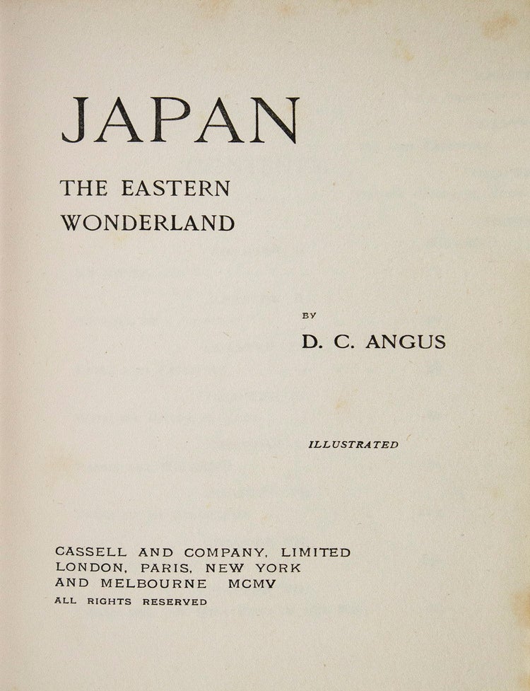 Japan The Eastern Wonderland