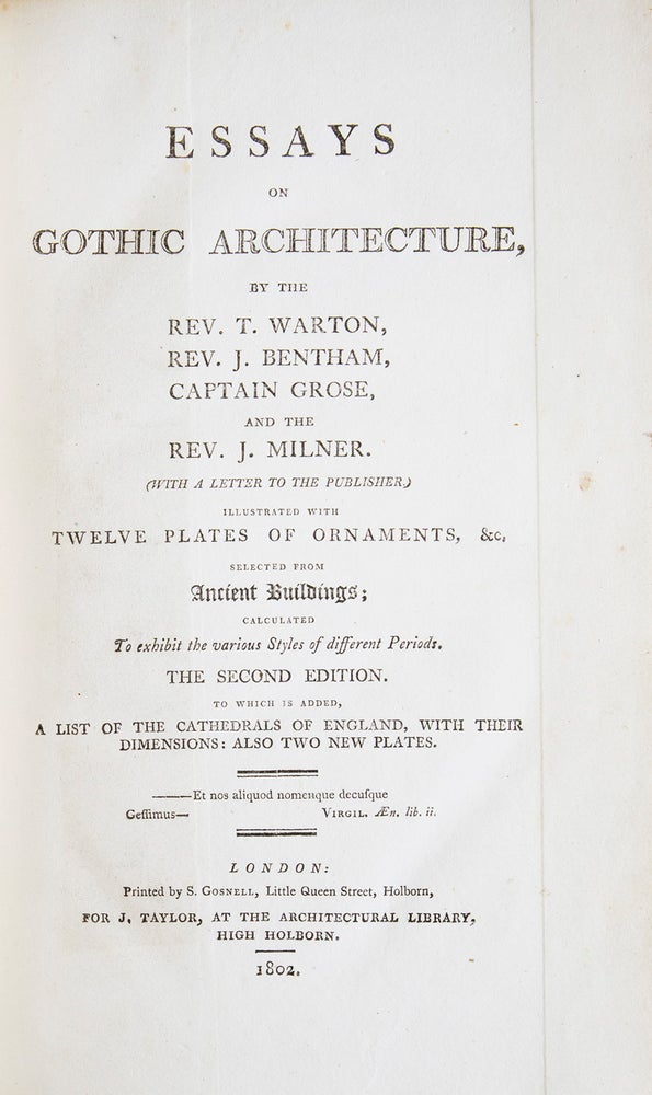 Essays on Gothic Architecture