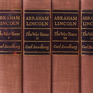 Item #317129 Abraham Lincoln: The War Years. Carl Sandburg