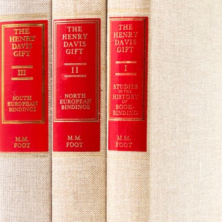 Item #317354 The Henry Davis Gift. A Collection of Bookbindings. Volume I: Studies in the History...
