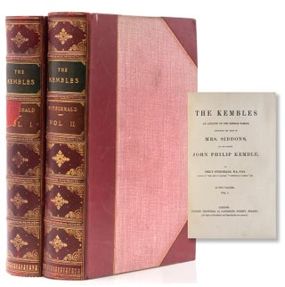 Item #317481 The Kembles. An Account of the Kemble Family. Percy Fitzgerald