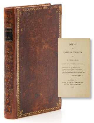 Item #317523 Poems on Various Subjects. Samuel Taylor Coleridge