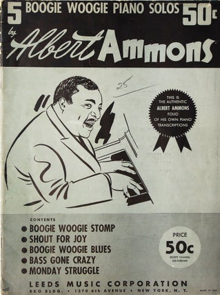 Item #31755 5 Boogie Woogie Piano Solos. Albert Ammons
