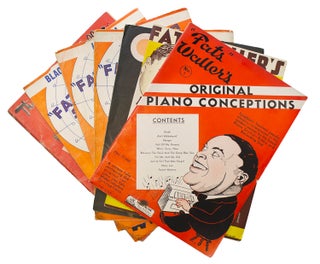 Item #31758 Collection of 7 pieces and anthologies of printed sheet music by Waller: (1) "Black...