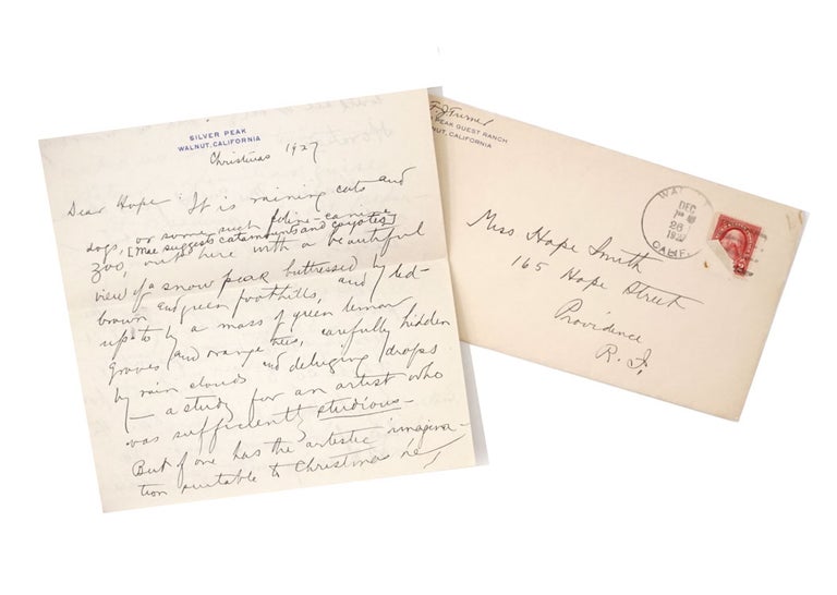 Collection of Autograph Letters, signed, to Hope Smith
