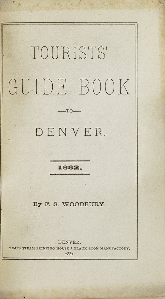 Tourist's Guide Book to Denver
