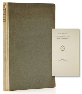 Item #318132 The Service. Edited by F. B. Sanborn. Henry David Thoreau