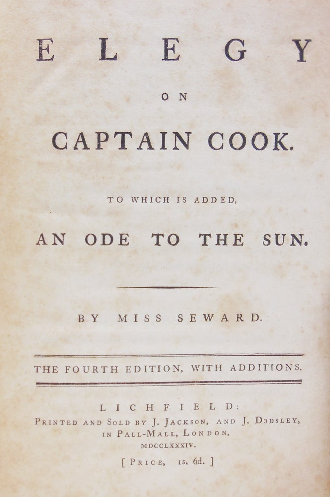 Elegy on Captain Cook