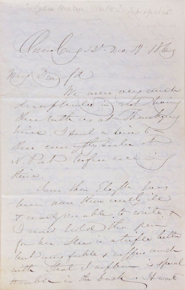 Item #318658 Autograph letter signed to Lucy Larcom. John Greenleaf Whittier.