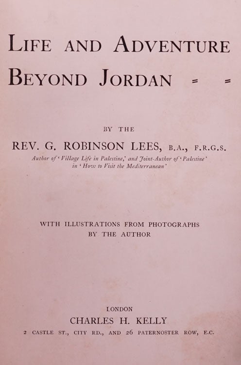 Life and Adventure beyond Jordan