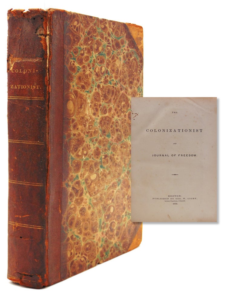 The Colonization and Journal of Freedom. April, 1833-April 1834. 12 numbers. July 1833 not issued