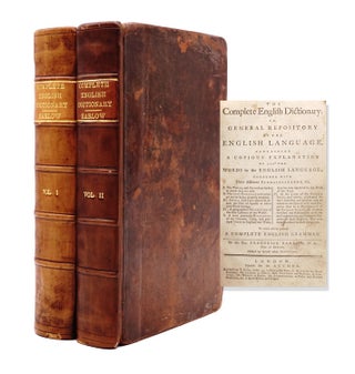 Item #319346 The Complete English Dictionary or, general repository of the English language....