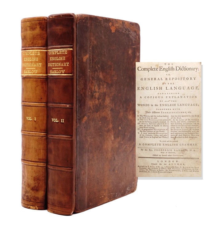The Complete English Dictionary or, general repository of the English language. Containing A Copious Explanation of all the Words in the English Language;