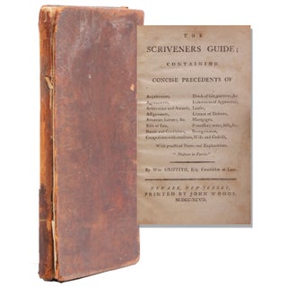 Item #319357 The Scriveners Guide; containing Concise Precedents of Acquittances, Agreements,...