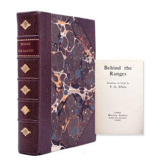 Item #319467 Behind the Ranges. Parentheses of Travel. F. G. Aflalo, rederick, eorge