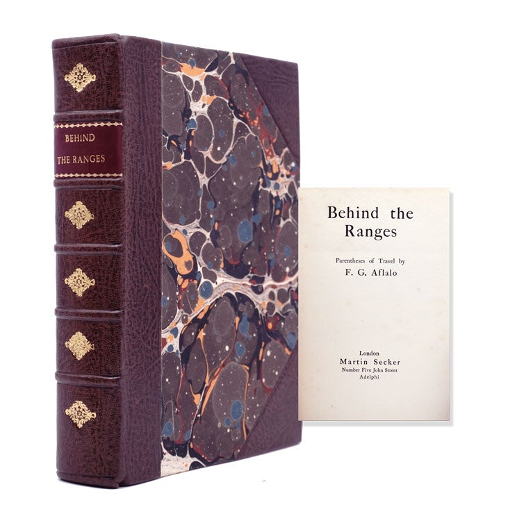Item #319467 Behind the Ranges. Parentheses of Travel. F. G. Aflalo, rederick, eorge.