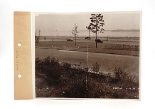 Archive of photographs depicting the construction of the sewer system on the grounds of the. New York World's Fair.