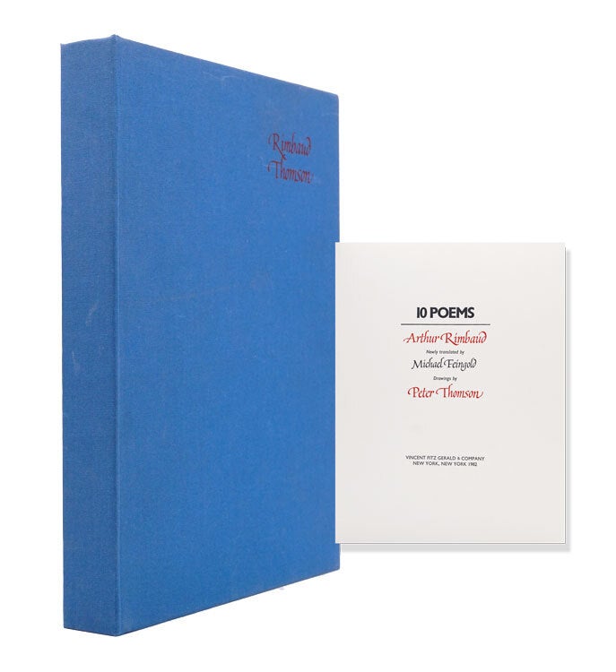 Item #319613 10 Poems...Newly Translated by Michael Feingold. Arthur Rimbaud.