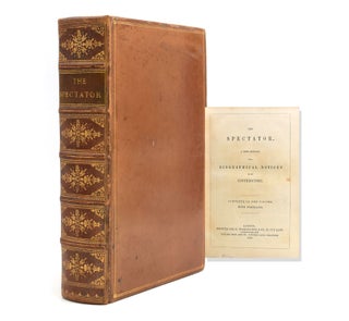 Item #320200 The Spectator...with Biographical Notices of the Contributors. Joseph Addison,...